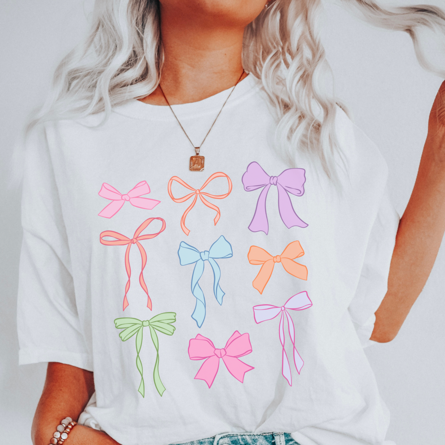 Pastel Coquette Bows Comfort Colors® T-Shirt