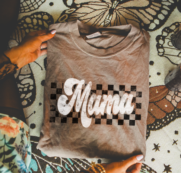 Checkered Mama T-Shirt – LuckyLimeCo